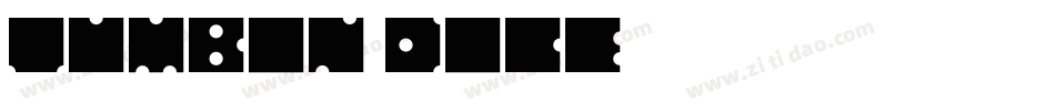 Tumbin Dice字体转换